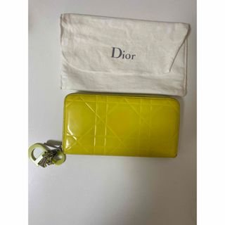 クリスチャンディオール(Christian Dior)のクリスチャンディオールDIORパテント長財布(財布)