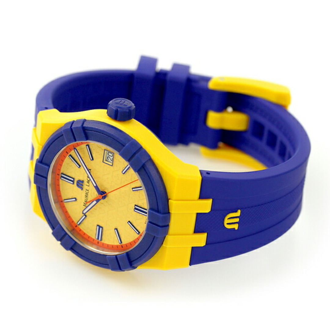 MAURICE LACROIX(モーリスラクロア)の【新品】モーリスラクロア MAURICE LACROIX 腕時計 メンズ AI2008-68YZ8-800-0 クオーツ イエローxブルー アナログ表示 メンズの時計(腕時計(アナログ))の商品写真