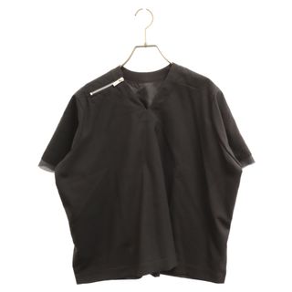 sacai / サカイ | バックシアー プルオーバー Tシャツ | 1 | ブラック | レディース