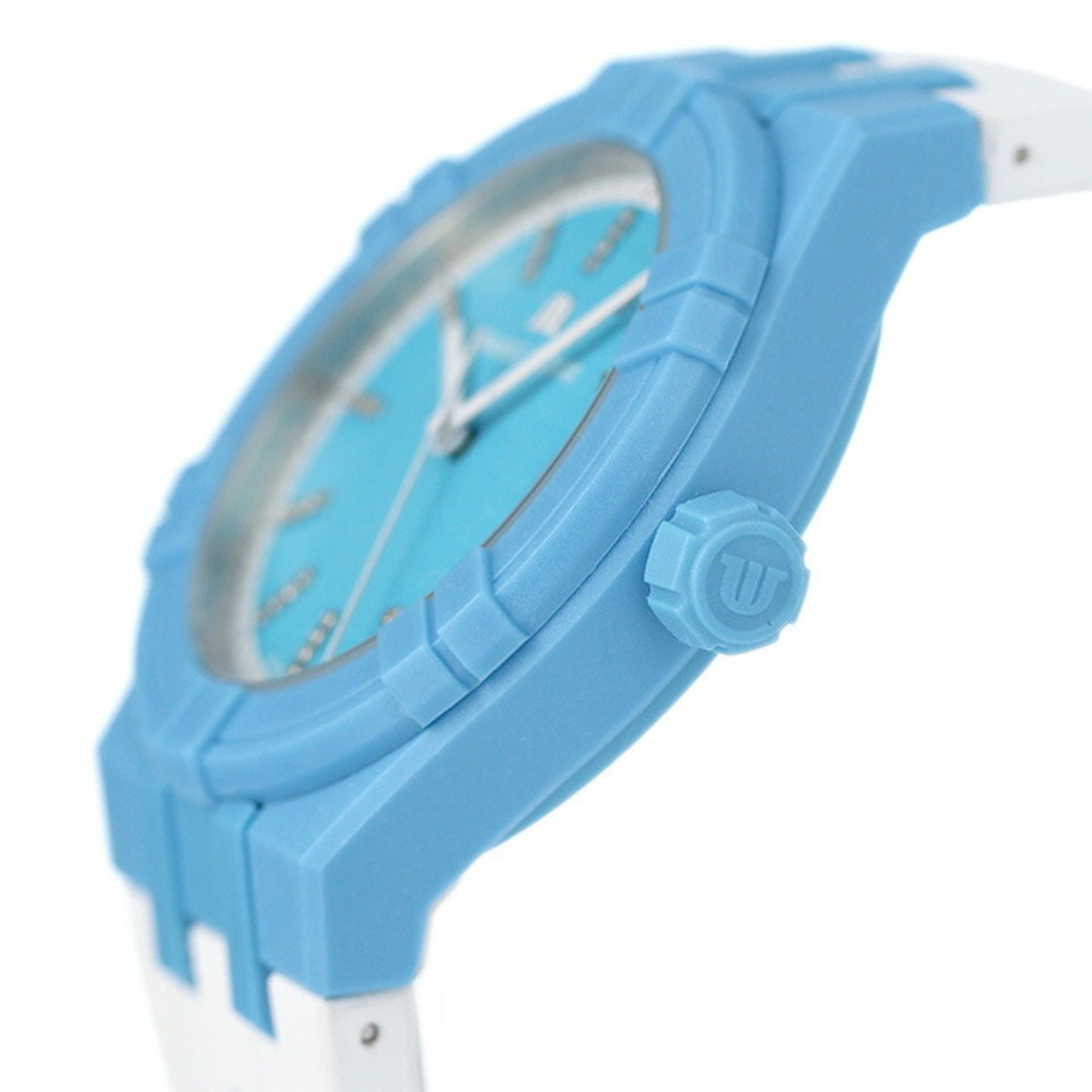モーリスラクロア MAURICE LACROIX 腕時計 メンズ AI2008-AAAA1-3A0-0 クオーツ ライトブルーxホワイト アナログ表示