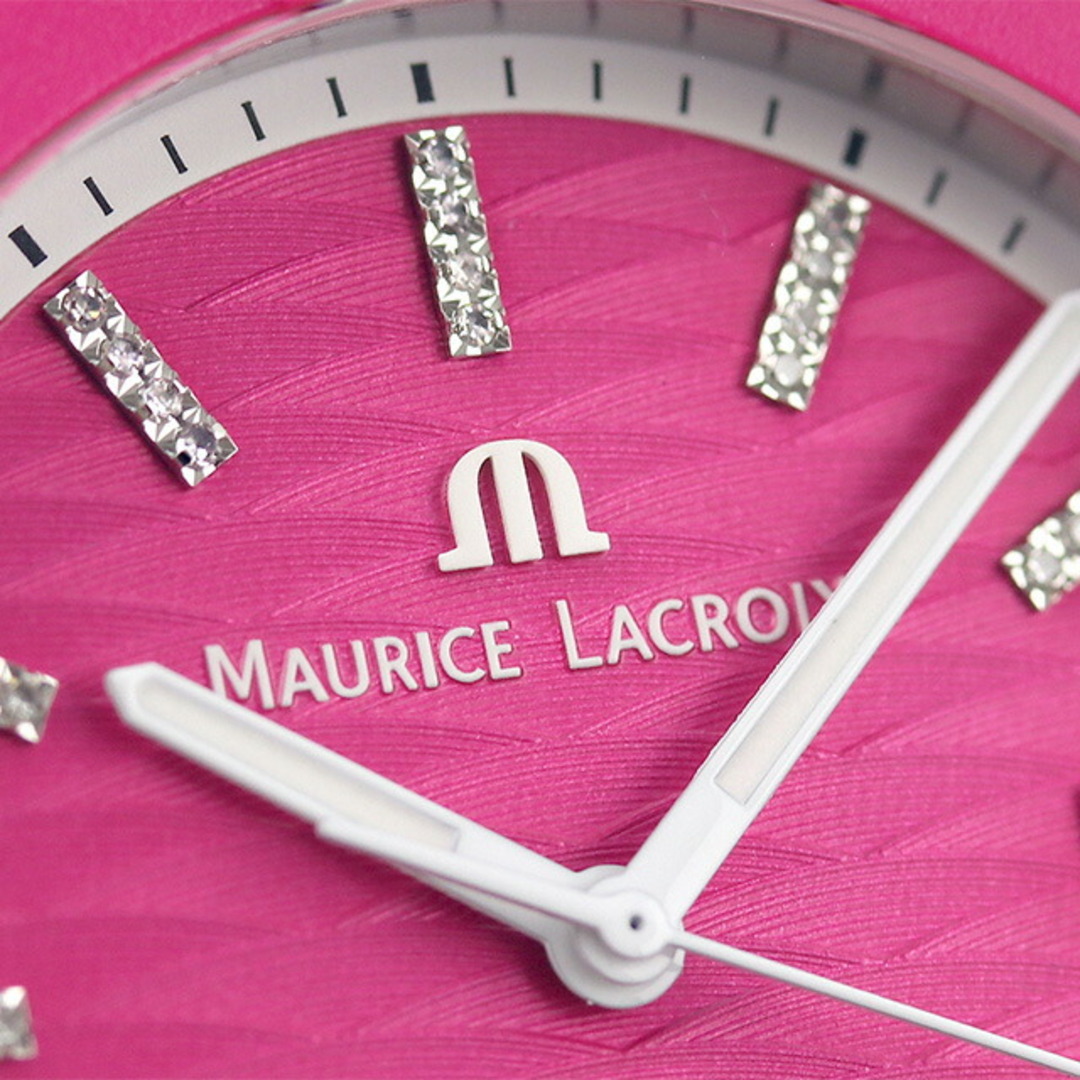 MAURICE LACROIX(モーリスラクロア)の【新品】モーリスラクロア MAURICE LACROIX 腕時計 メンズ AI2008-FFFF1-3A0-0 クオーツ ピンクxホワイト アナログ表示 メンズの時計(腕時計(アナログ))の商品写真