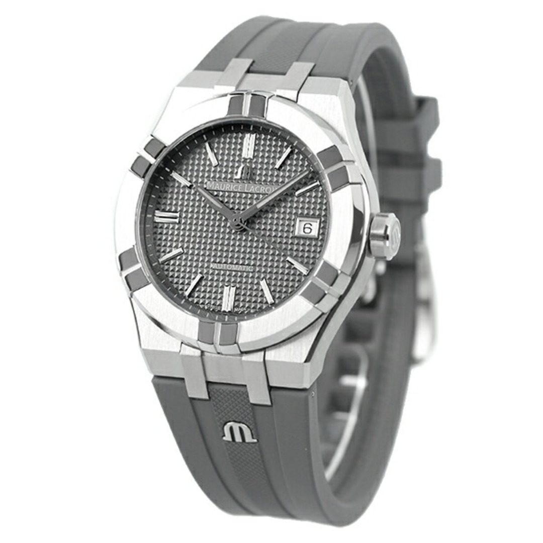 MAURICE LACROIX(モーリスラクロア)の【新品】モーリスラクロア MAURICE LACROIX 腕時計 メンズ AI6007-SS000-230-2 アイコン オートマティック 自動巻き（ML115/手巻き付） グレーxグレー アナログ表示 メンズの時計(腕時計(アナログ))の商品写真
