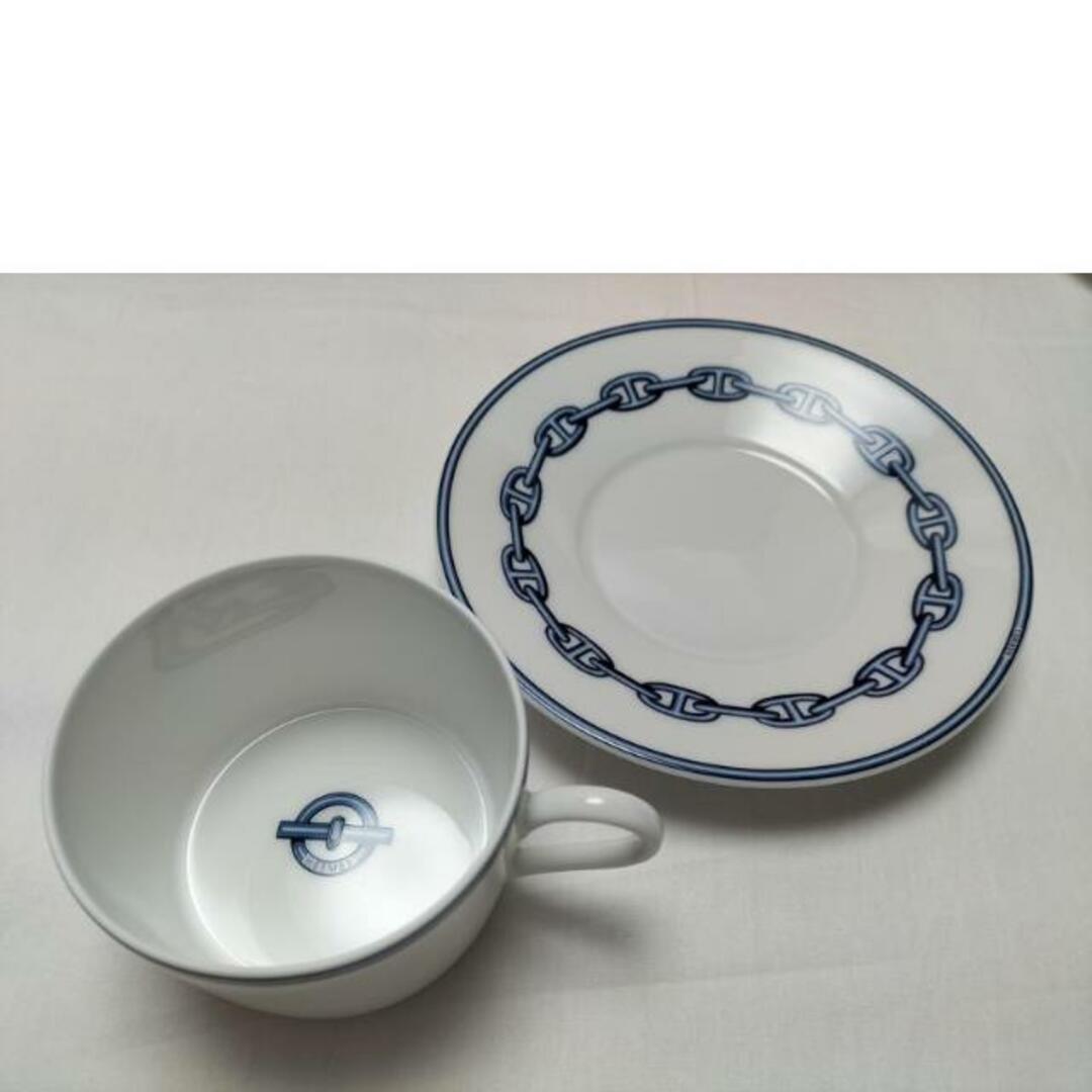 HERMES エルメス/シェーヌダンクル カップ&ソーサー ペア HERMES エルメス/シェーヌダンクル カップ&ソーサー ペア