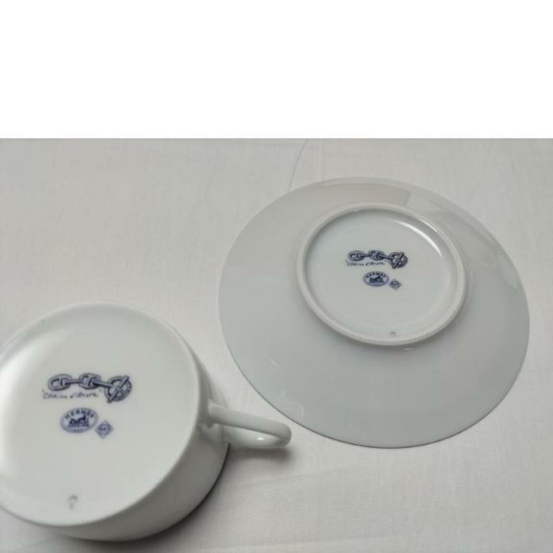 HERMES エルメス/シェーヌダンクル カップ&ソーサー ペア HERMES エルメス/シェーヌダンクル カップ&ソーサー ペア
