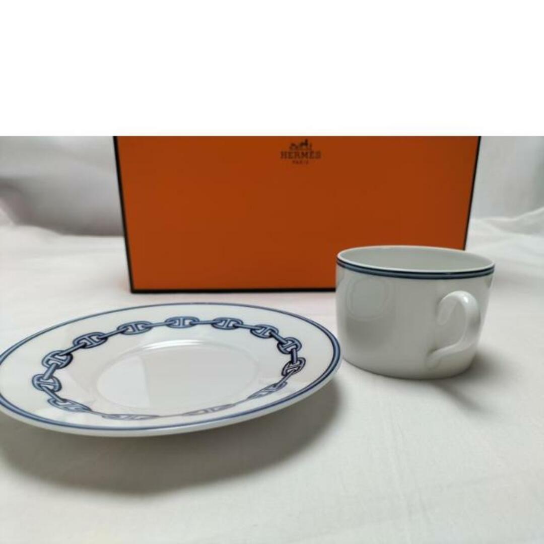 HERMES エルメス/シェーヌダンクル カップ&ソーサー ペア HERMES エルメス/シェーヌダンクル カップ&ソーサー ペア