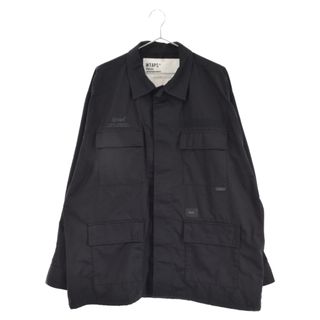 ダブルタップス(W)taps)のWTAPS ダブルタップス 22AW JUNGLE JACKET ジャングル ミリタリージャケット ブラック 222WVDT-SHM03(フライトジャケット)