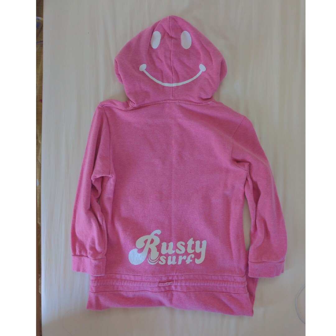 RUSTY(ラスティ)のラスティ　パーカーワンピース キッズ/ベビー/マタニティのキッズ服女の子用(90cm~)(ワンピース)の商品写真