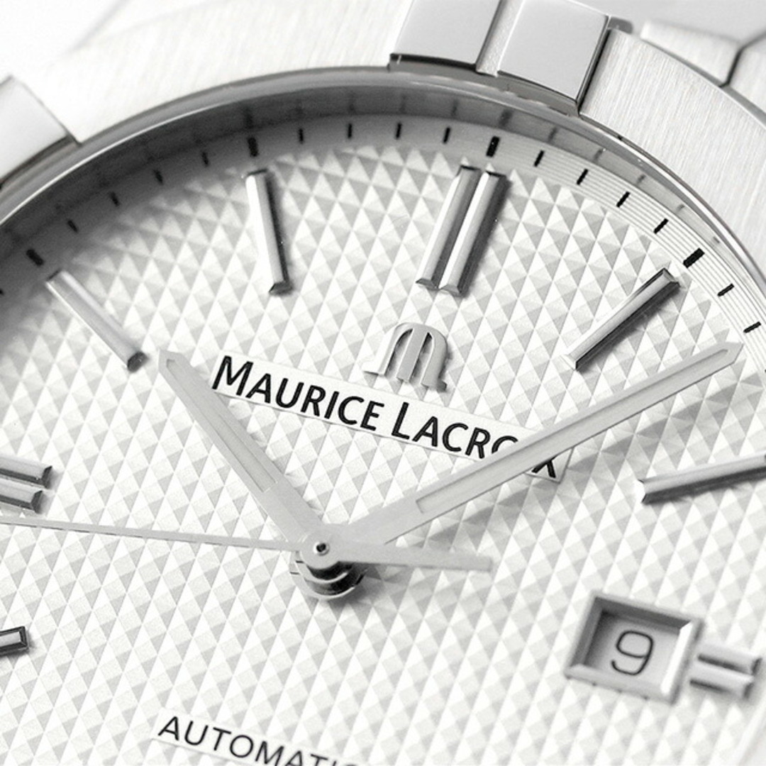 MAURICE LACROIX(モーリスラクロア)の【新品】モーリスラクロア MAURICE LACROIX 腕時計 メンズ AI6008-SS000-130-2 アイコン オートマティック 自動巻き シルバーxライトグレー アナログ表示 メンズの時計(腕時計(アナログ))の商品写真