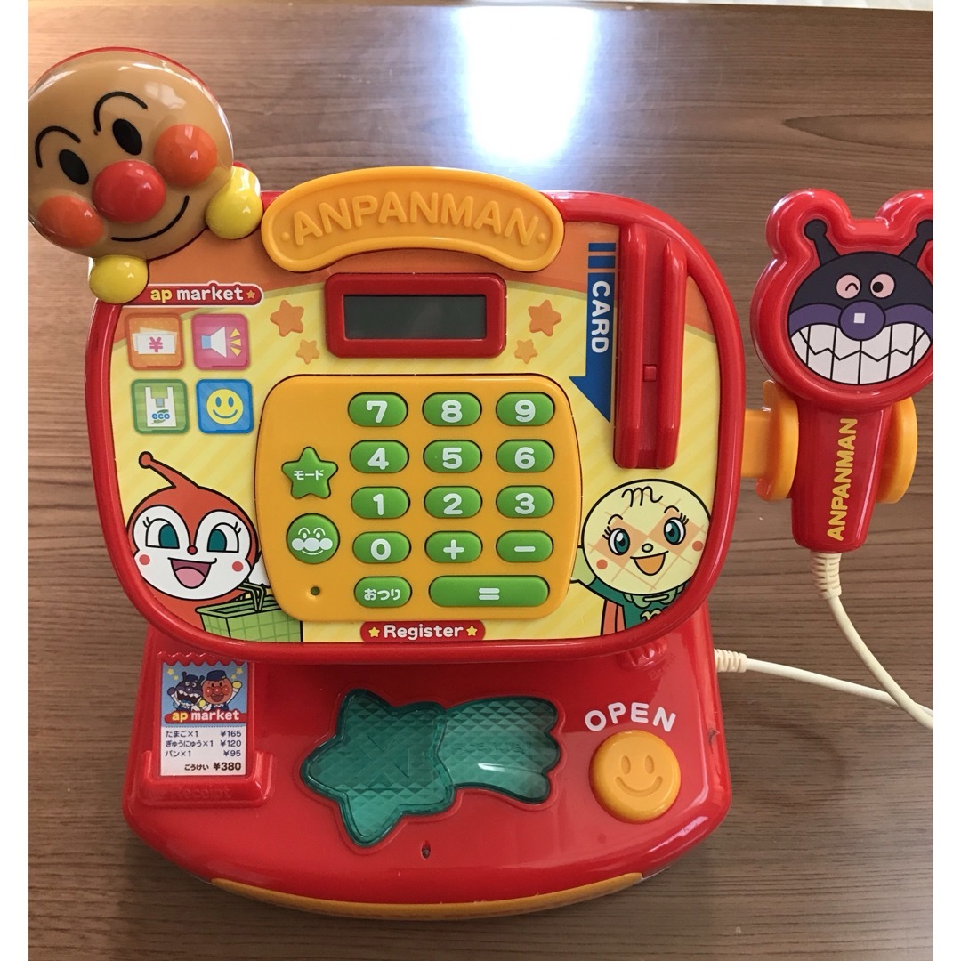 アンパンマン ピピッとおかいもの! アンパンマンレジスター 中古本体