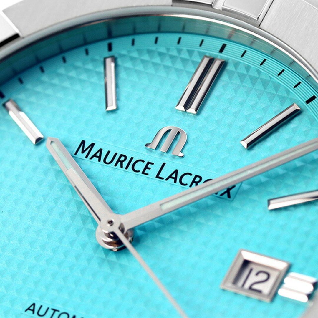 MAURICE LACROIX(モーリスラクロア)の【新品】モーリスラクロア MAURICE LACROIX 腕時計 メンズ AI6008-SS00F-431-C アイコン オートマティック リミテッド サマーエディション 自動巻き アイスブルーxシルバー アナログ表示 メンズの時計(腕時計(アナログ))の商品写真