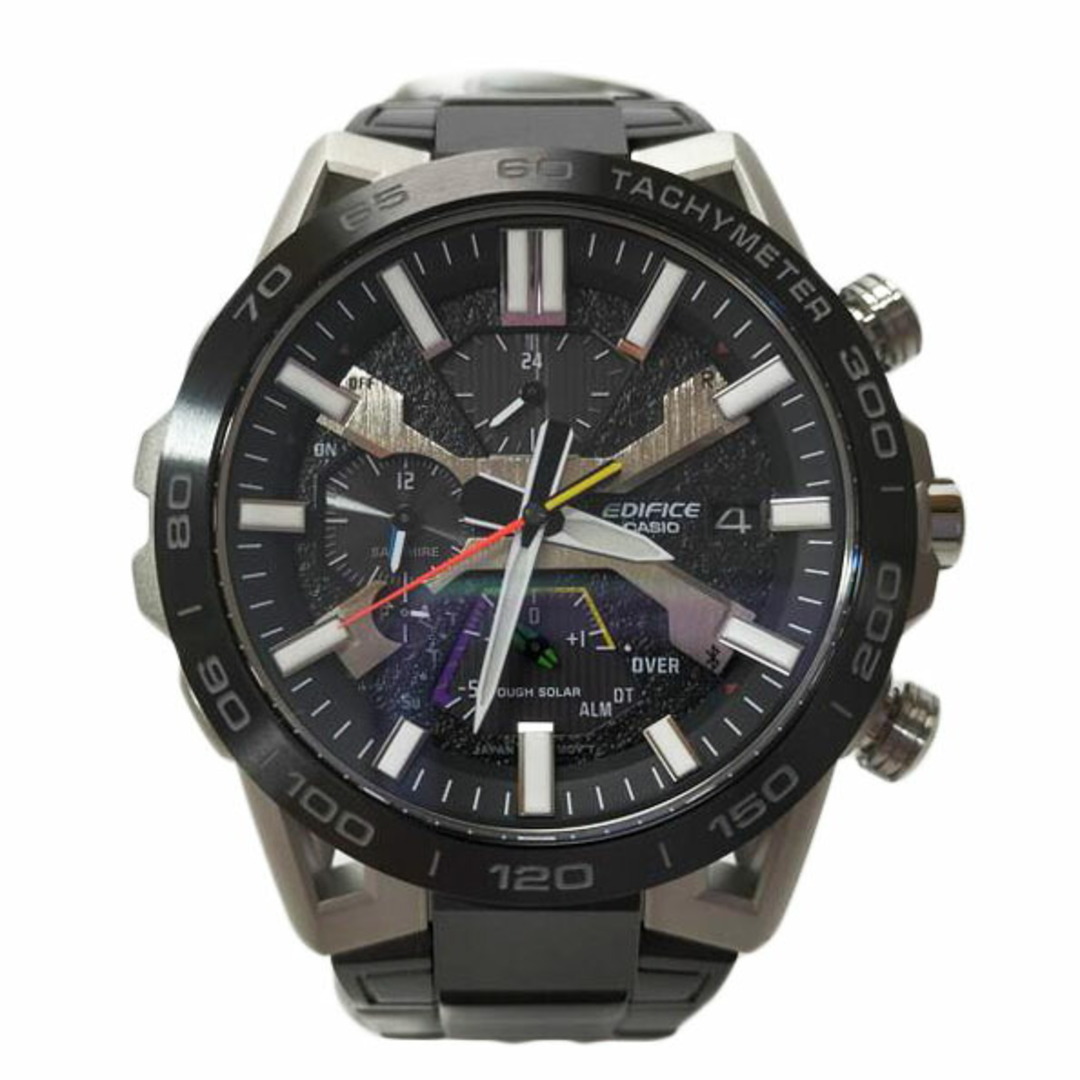 <br>CASIO カシオ/EDIFICE SOSPENSION スマートフォンリンク タフソーラー/EQB-2000YDC-1AJF/006*****/時計/Aランク/52メンズ