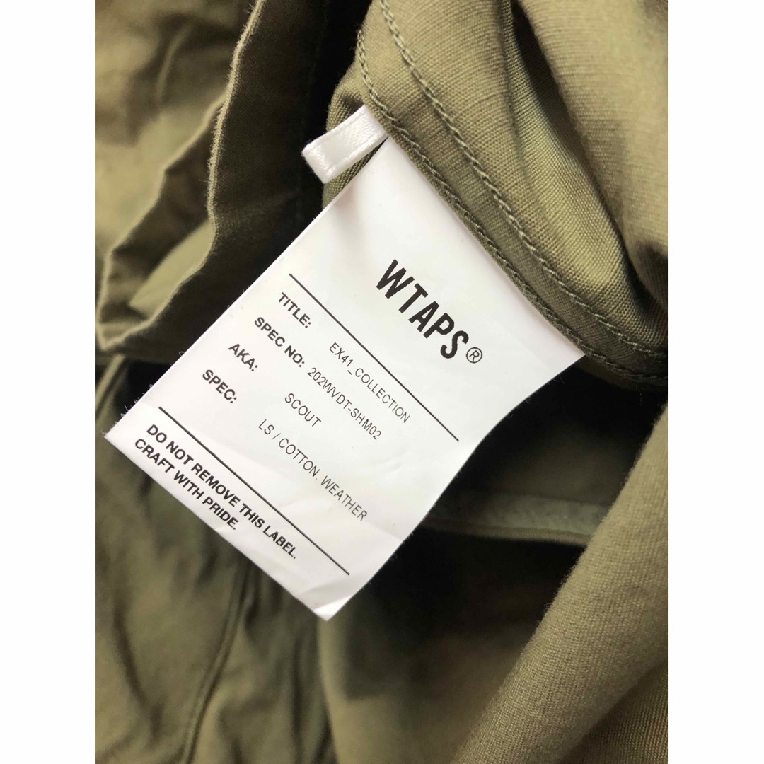 20AW WTAPS SCOUT LS COTTON WEATHER Mサイズ