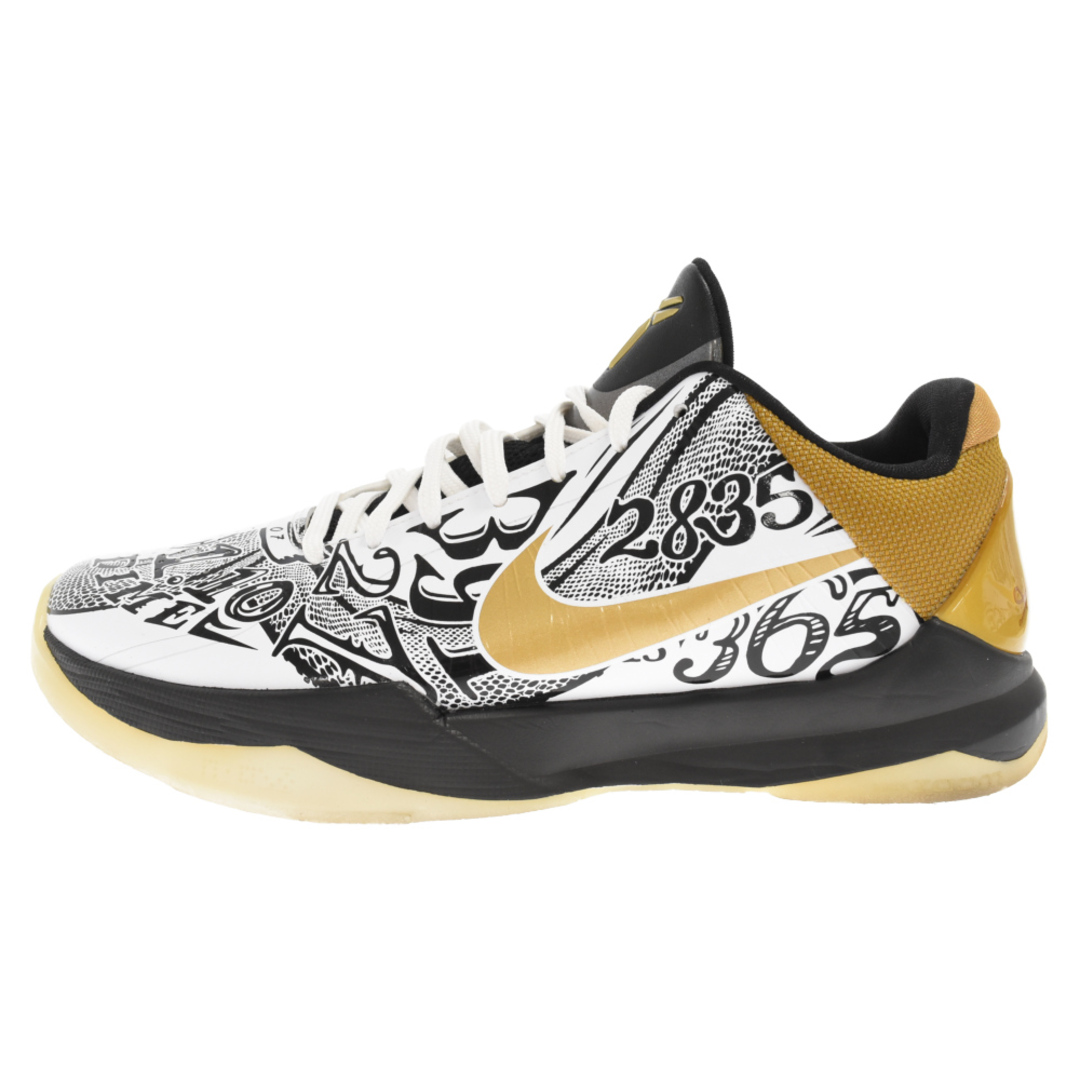 NIKE(ナイキ)のNIKE ナイキ KOBE 5 Protro Bigstage CT8014-100 コービー5 プロトロ ビッグステージ ローカットスニーカー US9/27.0cm ブラック/ホワイト/ゴールド メンズの靴/シューズ(スニーカー)の商品写真