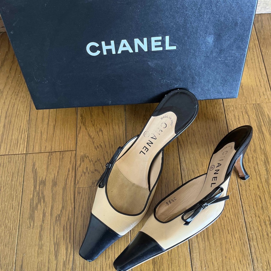 ♡♡本日限定お値下♡♡CHANEL リボン パンプス 35 ½♡♡