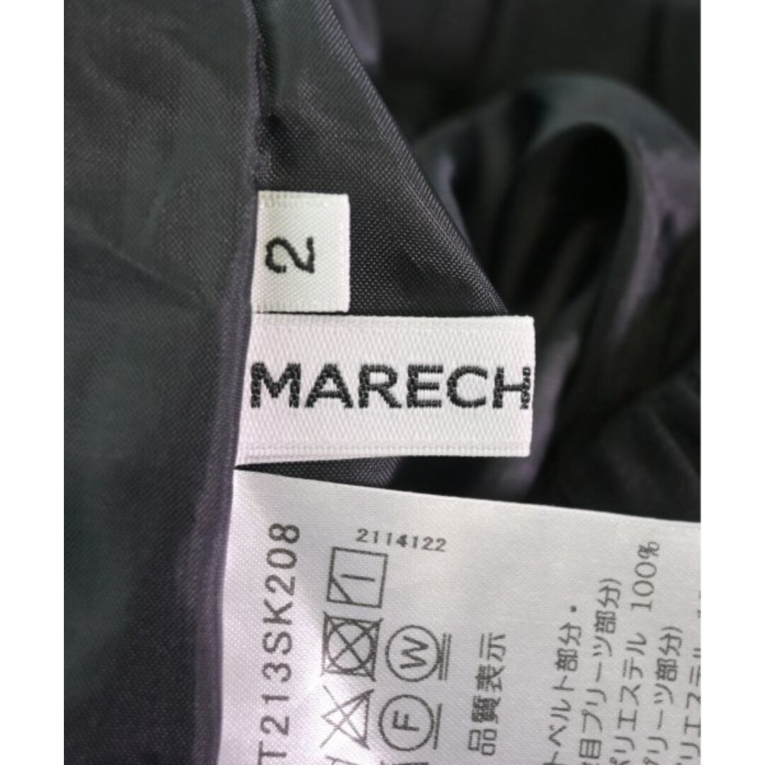 MARECHAL TERRE(マルシャルテル)のMARECHAL TERRE マルシャルテル ひざ丈スカート 2(M位) 黒 【古着】【中古】 レディースのスカート(ひざ丈スカート)の商品写真