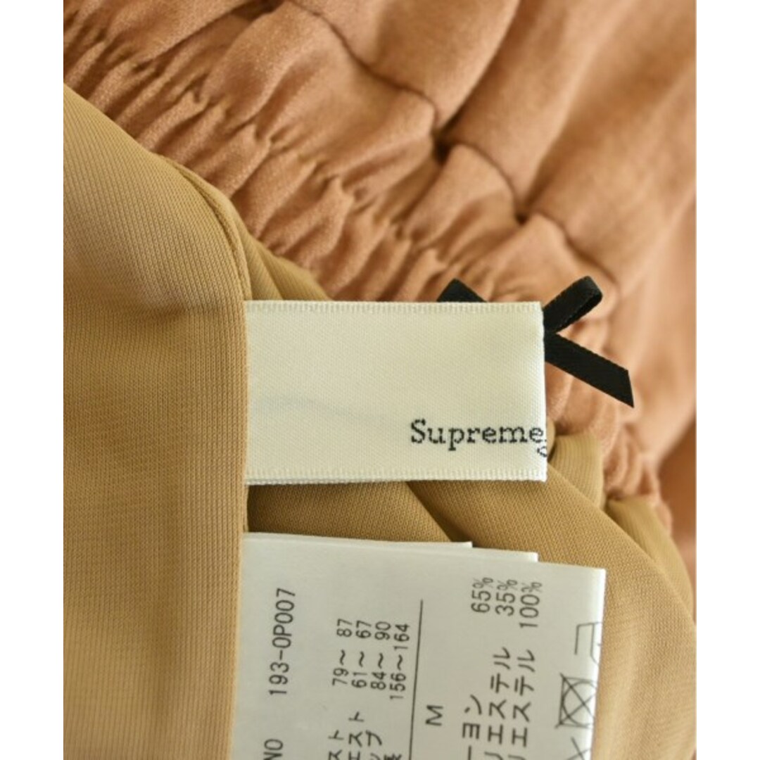 Supreme.La.La.(シュープリームララ)のSupreme.La.La. シュプリームララ ワンピース M 茶系 【古着】【中古】 レディースのワンピース(ひざ丈ワンピース)の商品写真