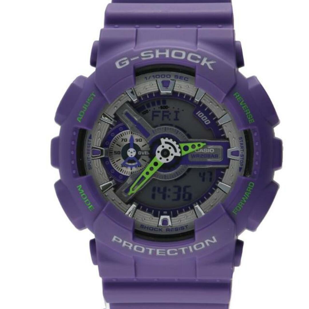 <br>CASIO カシオ/G-SHOCK/ダスティネオンシリーズ/パープル/GA-110DN-6ADR/514*/G-SHOCK/ABランク/85【中古】 メンズの時計(腕時計(アナログ))の商品写真