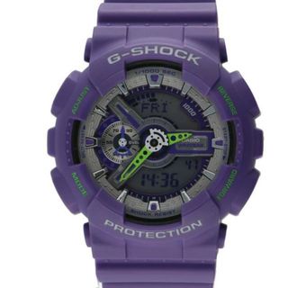 <br>CASIO カシオ/G-SHOCK/ダスティネオンシリーズ/パープル/GA-110DN-6ADR/514*/G-SHOCK/ABランク/85【中古】(腕時計(アナログ))