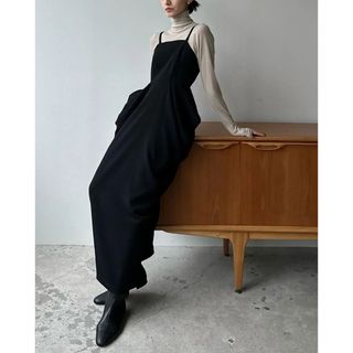 クラネ(CLANE)のCLANE BARE TOP DRAPE ONEPIECE(ロングワンピース/マキシワンピース)