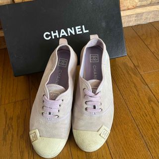 シャネル(CHANEL)の♡♡本日限定お値下♡♡CHANEL ロゴ スニーカー♡♡36(スニーカー)