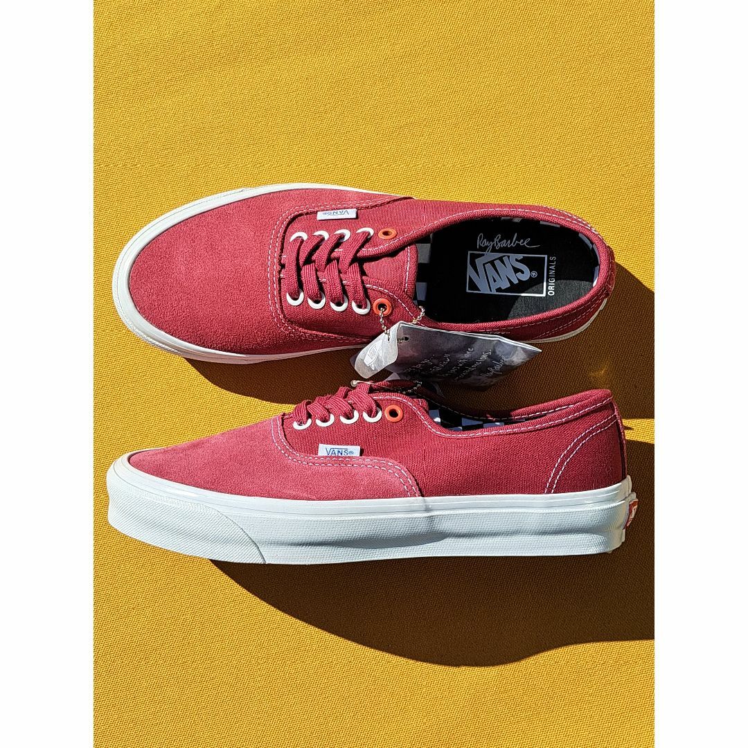 バンズ VANS OG AUTHENTIC LX26,0cm RayBarbeeDarkRed状態