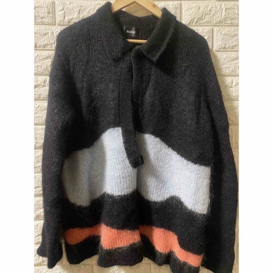 Soduk スドーク drawing knit ニット- Soduk スドーク drawing knit ニット-