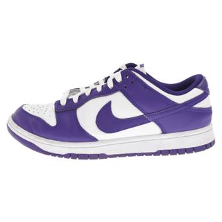 ナイキ(NIKE)のNIKE ナイキ DUNK LOW RETRO COURT PURPLE ダンクロー レトロ コートパープル ローカットスニーカーシューズ ホワイト/パープル US10 DD1391-104(スニーカー)