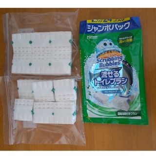 スクラビングバブル(Scrubbing Bubbles)のスクラビングバブル　流せるトイレブラシ　替え23個(日用品/生活雑貨)