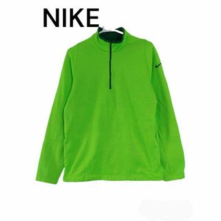 NIKE　FOOTBALL　ジャージセットアップ　ブラック　肩ライン蛍光グリーン