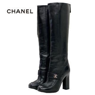 シャネル ロングブーツの通販 400点以上 | CHANELを買うならラクマ
