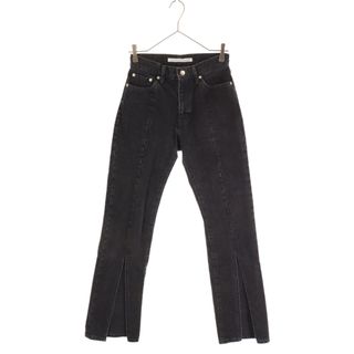 ジョンローレンスサリバン(JOHN LAWRENCE SULLIVAN)のJOHN LAWRENCE SULLIVAN ジョンローレンスサリバン FLARE SLITED DENIM PANTS フレア スリッド デニムパンツ ブラック JLSW-35(デニム/ジーンズ)