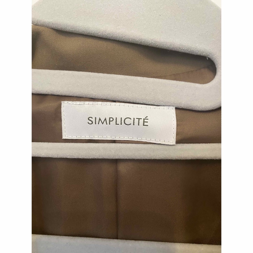 Simplicite(シンプリシテェ)のSIMPLICITE ジャケット レディースのジャケット/アウター(ノーカラージャケット)の商品写真