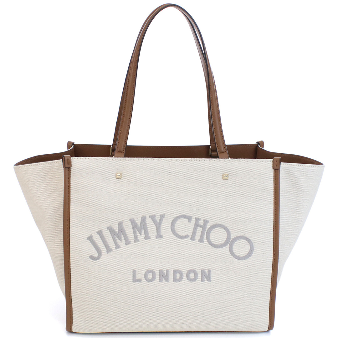 JIMMY CHOO ジミーチュウ VARENNE TOTE BAG トートバッグ ホワイト系 レディース約48cm重量