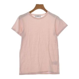 スローブイエナ(SLOBE IENA)のSLOBE IENA スローブイエナ Tシャツ・カットソー -(XS位) ピンク 【古着】【中古】(カットソー(半袖/袖なし))