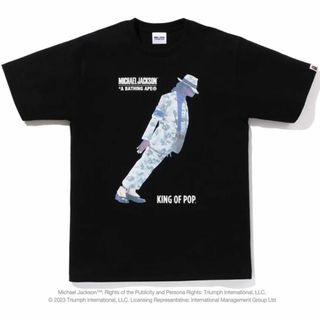 BAPE X MICHAEL JACKSON コラボ Tシャツ ブラック 2XL