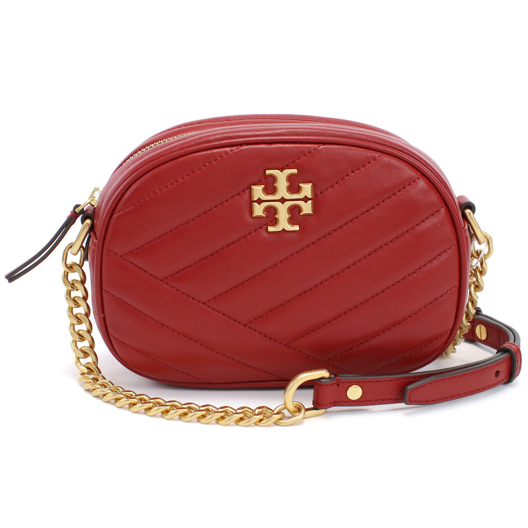 Tory Burch トリーバーチ KIRA CHEVRON QUILT 60227 斜め掛け ショルダーバッグ REDSTONE-ROLLED BRAS レッド系 レディース