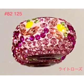 スワロフスキー(SWAROVSKI)のスワロフスキー☆限定レア♡ビーチャームドTulip・#82125☆ライトローズ☆(各種パーツ)