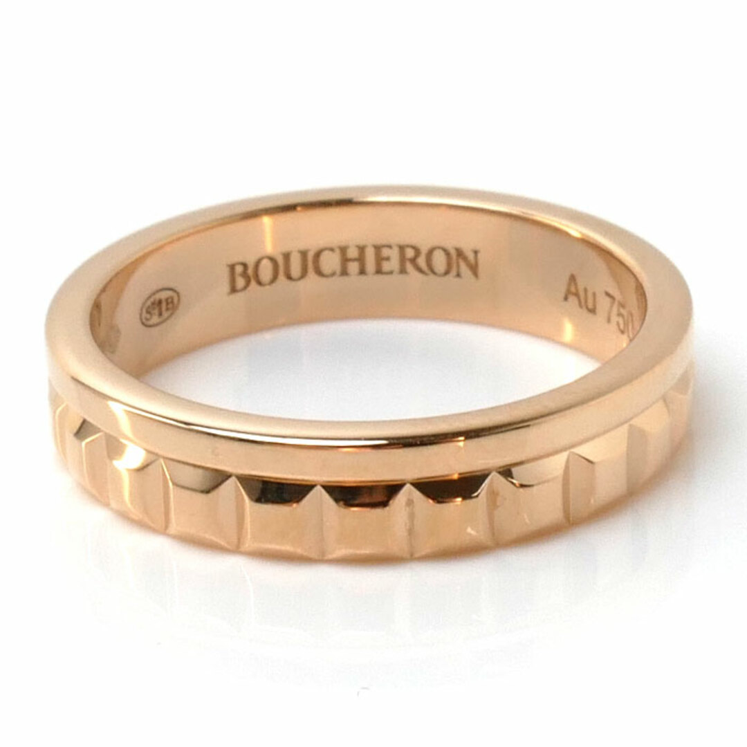 BOUCHERON(ブシュロン)のBoucheron ブシュロン K18PG ピンクゴールド キャトル ラディアント リング ハーフ リング・指輪 JAL00249 8号 48 3.8g レディース【中古】【美品】 レディースのアクセサリー(リング(指輪))の商品写真