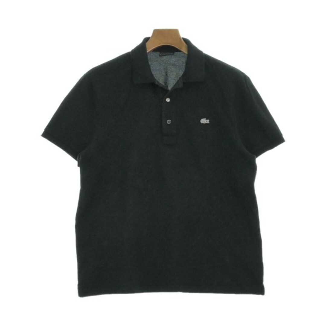 LACOSTE - LACOSTE ラコステ ポロシャツ 5(XL位) 黒 【古着】【中古