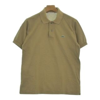 ラコステ(LACOSTE)のLACOSTE ラコステ ポロシャツ 4(L位) ベージュ 【古着】【中古】(ポロシャツ)