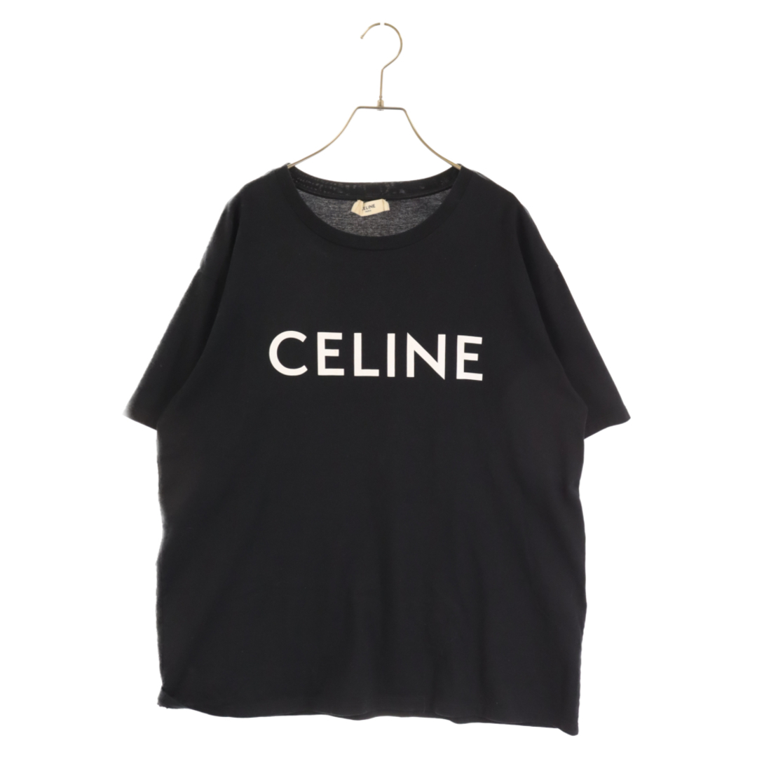 CELINE セリーヌ 22AW ルーズフィットロゴプリント半袖Tシャツ 2X681671Q ブラック | フリマアプリ ラクマ