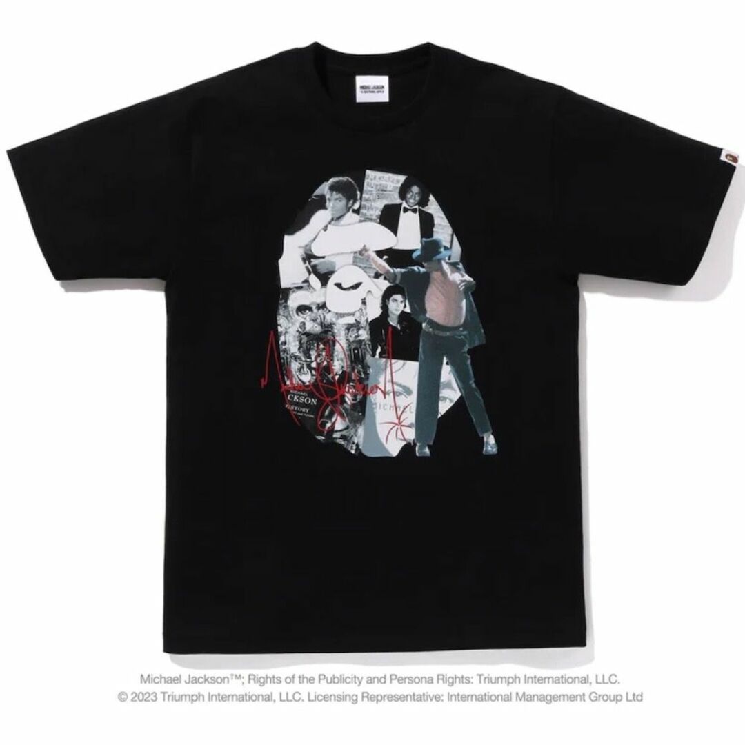 BAPE X MICHAEL JACKSON ALBUM JACKET Tシャツ | フリマアプリ ラクマ