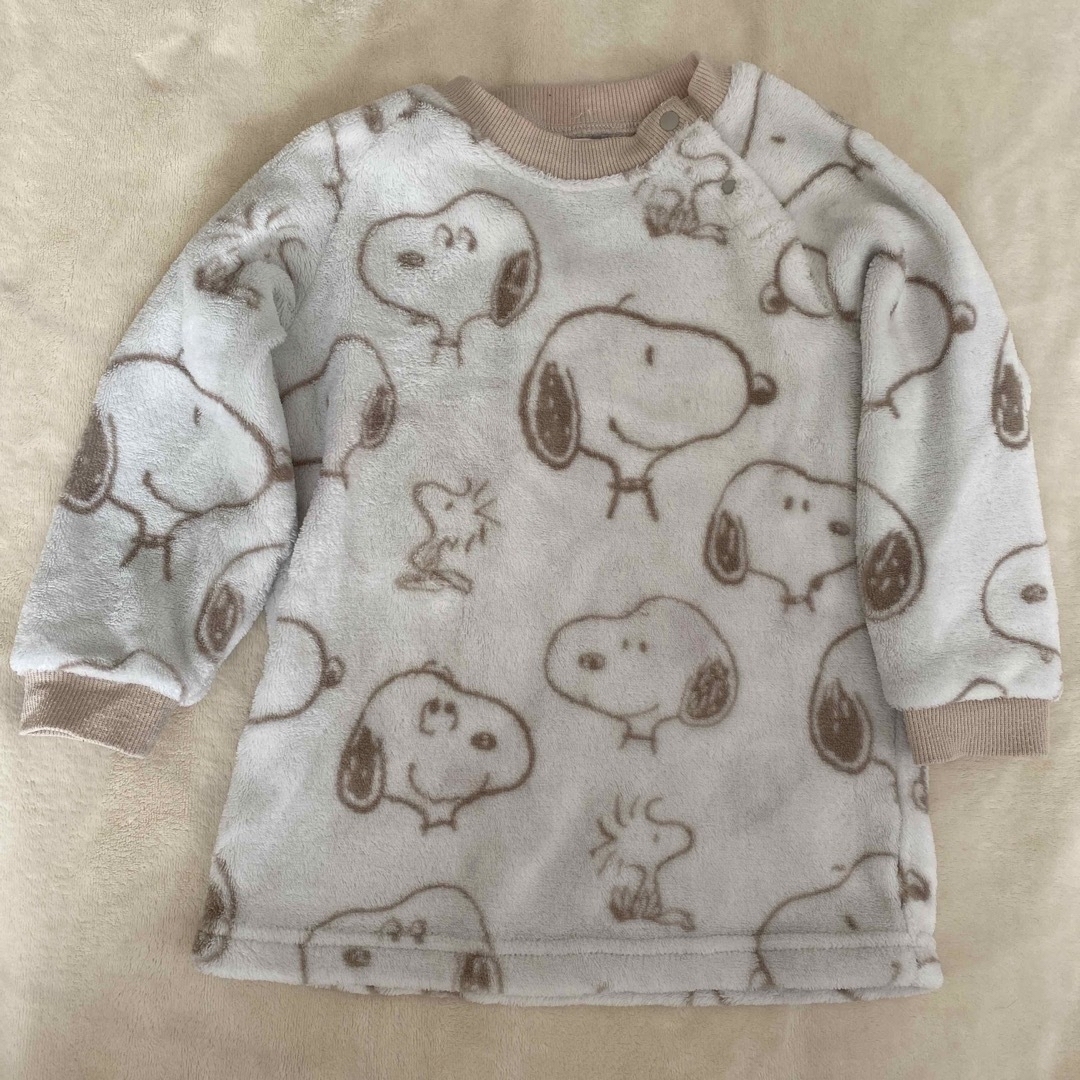 SNOOPY(スヌーピー)のフリース パジャマ キッズ 95 スヌーピー キッズ/ベビー/マタニティのキッズ服男の子用(90cm~)(パジャマ)の商品写真