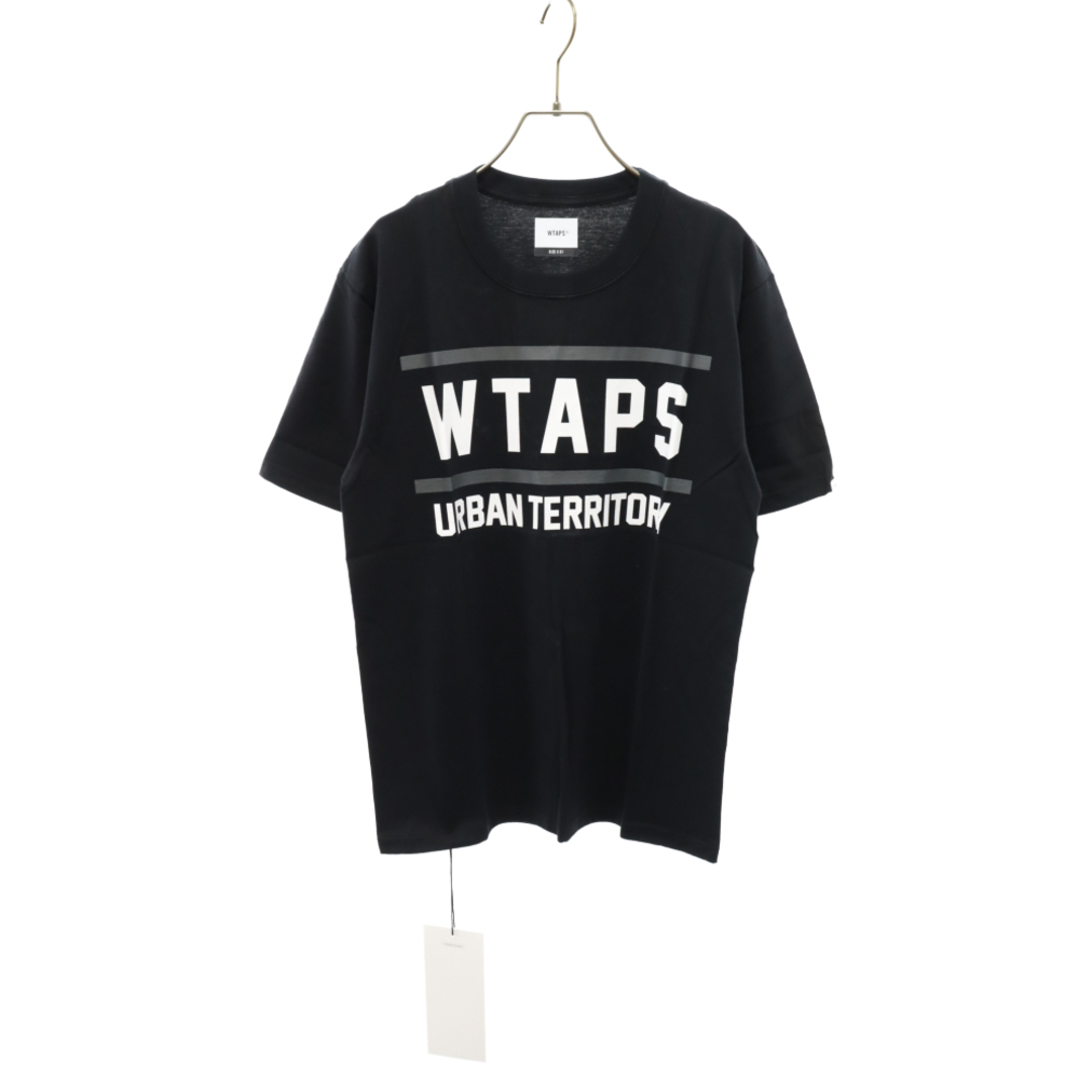 WTAPS ダブルタップス 18AW TEAM TEE URBAN TERRITORY SPOT ITEM フロントロゴプリント半袖Tシャツ ブラック  182PCDT-ST07S | フリマアプリ ラクマ