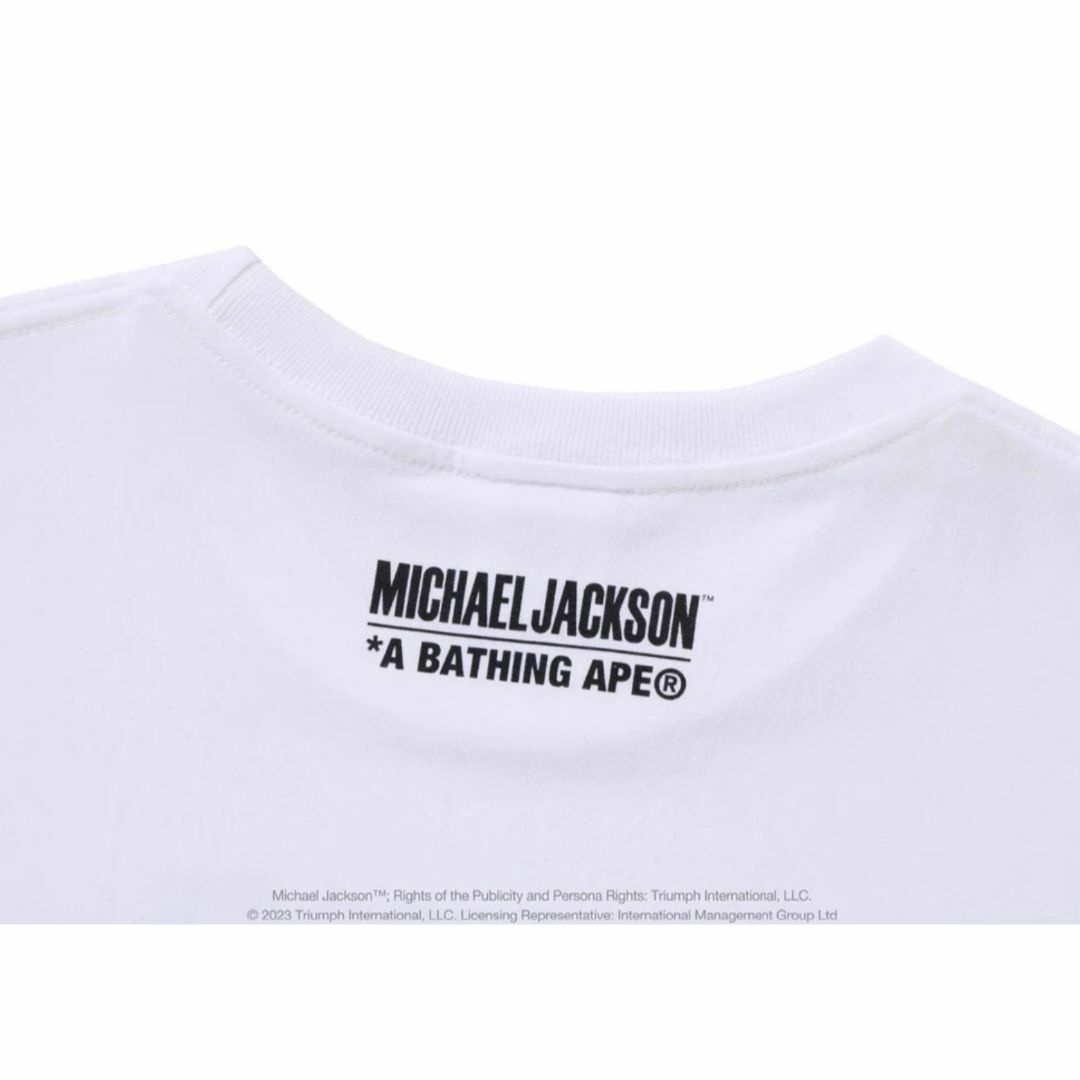 BAPE X MICHAEL JACKSON ALBUM ホワイト Tシャツ