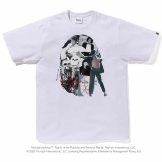 アベイシングエイプ(A BATHING APE)のBAPE X MICHAEL JACKSON ALBUM ホワイト Tシャツ(Tシャツ/カットソー(半袖/袖なし))