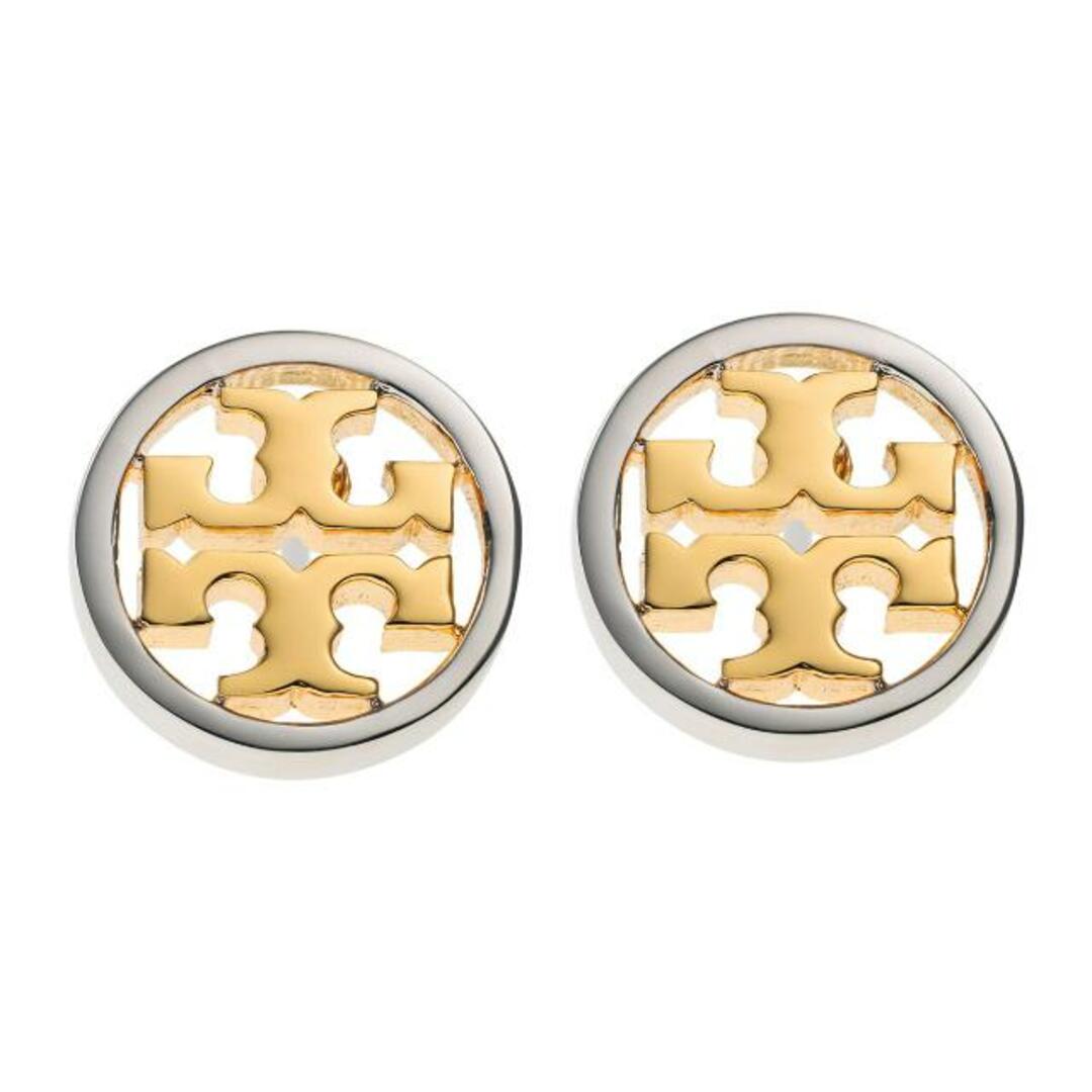 Tory Burch(トリーバーチ)の新品 トリーバーチ TORY BURCH ピアス ミラー トリーゴールド/トリーシルバー レディースのアクセサリー(ピアス)の商品写真