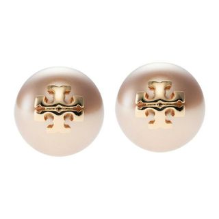 トリーバーチ(Tory Burch)の新品 トリーバーチ TORY BURCH ピアス キラ トリーゴールド/ローズ(ピアス)