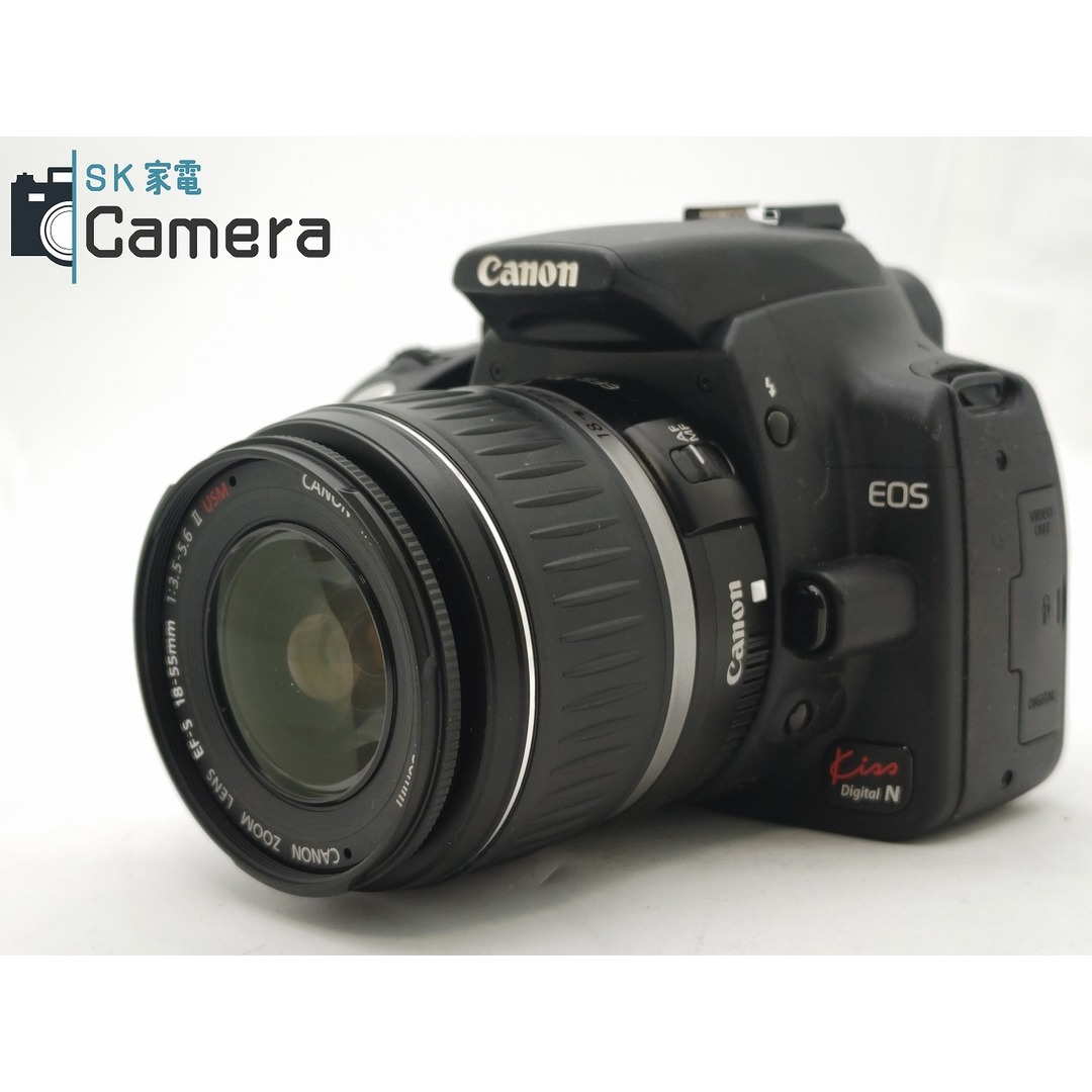 Canon EOS Kiss Digital N + EF-S 18-55ｍｍ F3.5-5.6 Ⅱ USM キャノンデジタル一眼