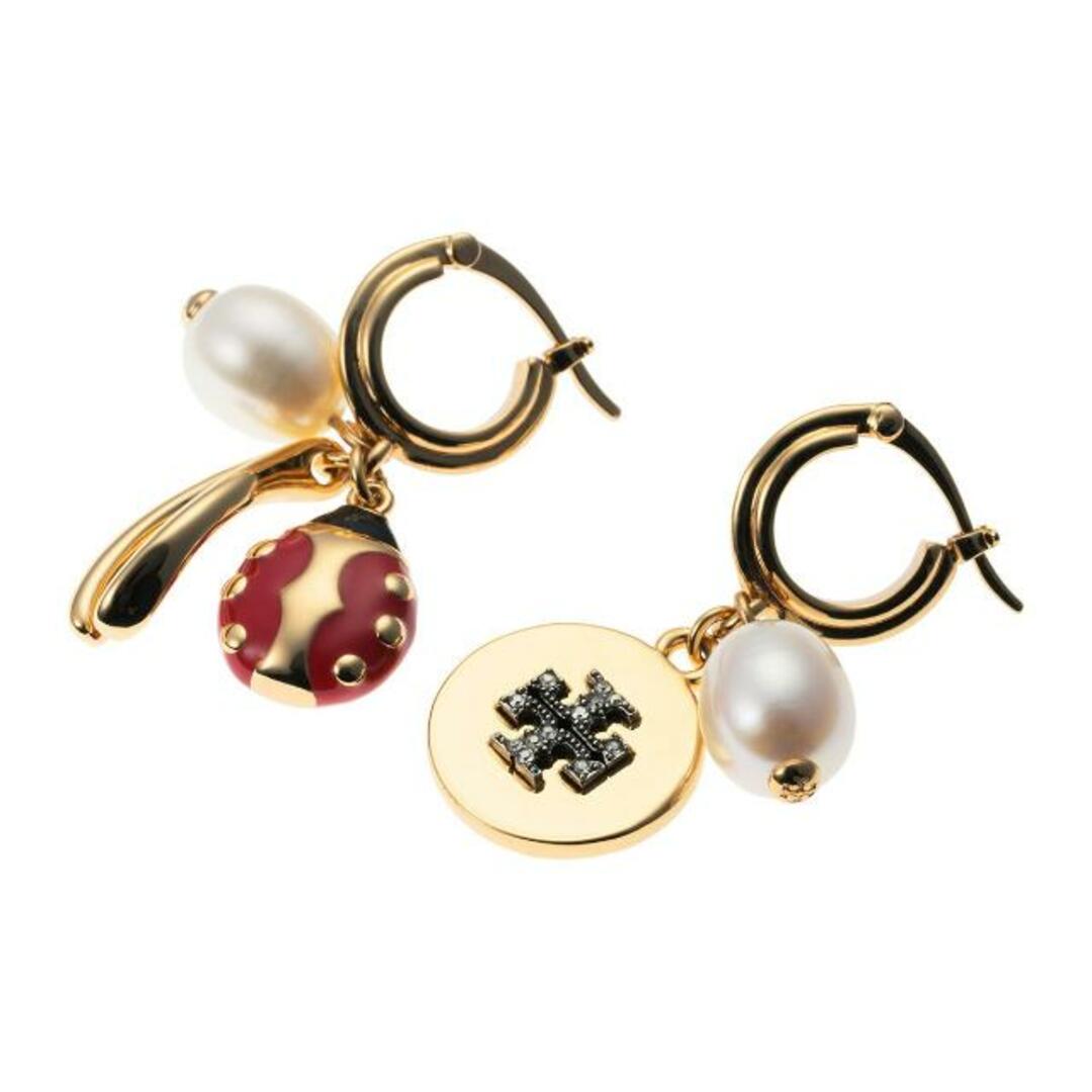 Tory Burch(トリーバーチ)の新品 トリーバーチ TORY BURCH ピアス チャーム トリーゴールド/クリスタル/クリスタル レディースのアクセサリー(ピアス)の商品写真